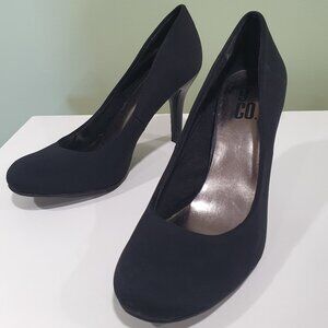 Black matte 3in. high heels